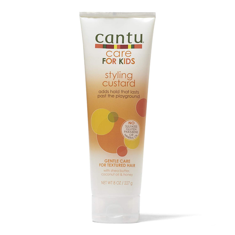 Cantu kids hairstyle lifestyle photo showing defined curls and long-lasting tame benefit
