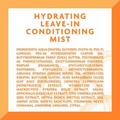Cantu product label close-up showing ingredients and clean formula