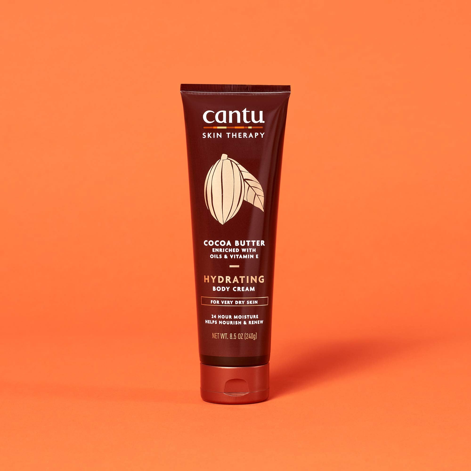 Cantu on bathroom shelf in lifestyle setting showing daily routine benefit