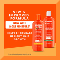 Cantu shampoo close-up lather demonstrating gentle cleansing and moisture