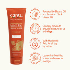 Cantu cream texture close-up highlighting easy absorption benefit