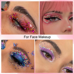 CANVALITE face application example demonstrating secure decorative hold