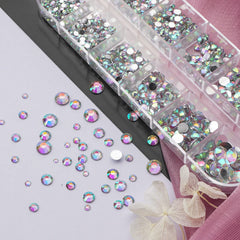 CANVALITE decorated nails in use showing salon-style glitter accents