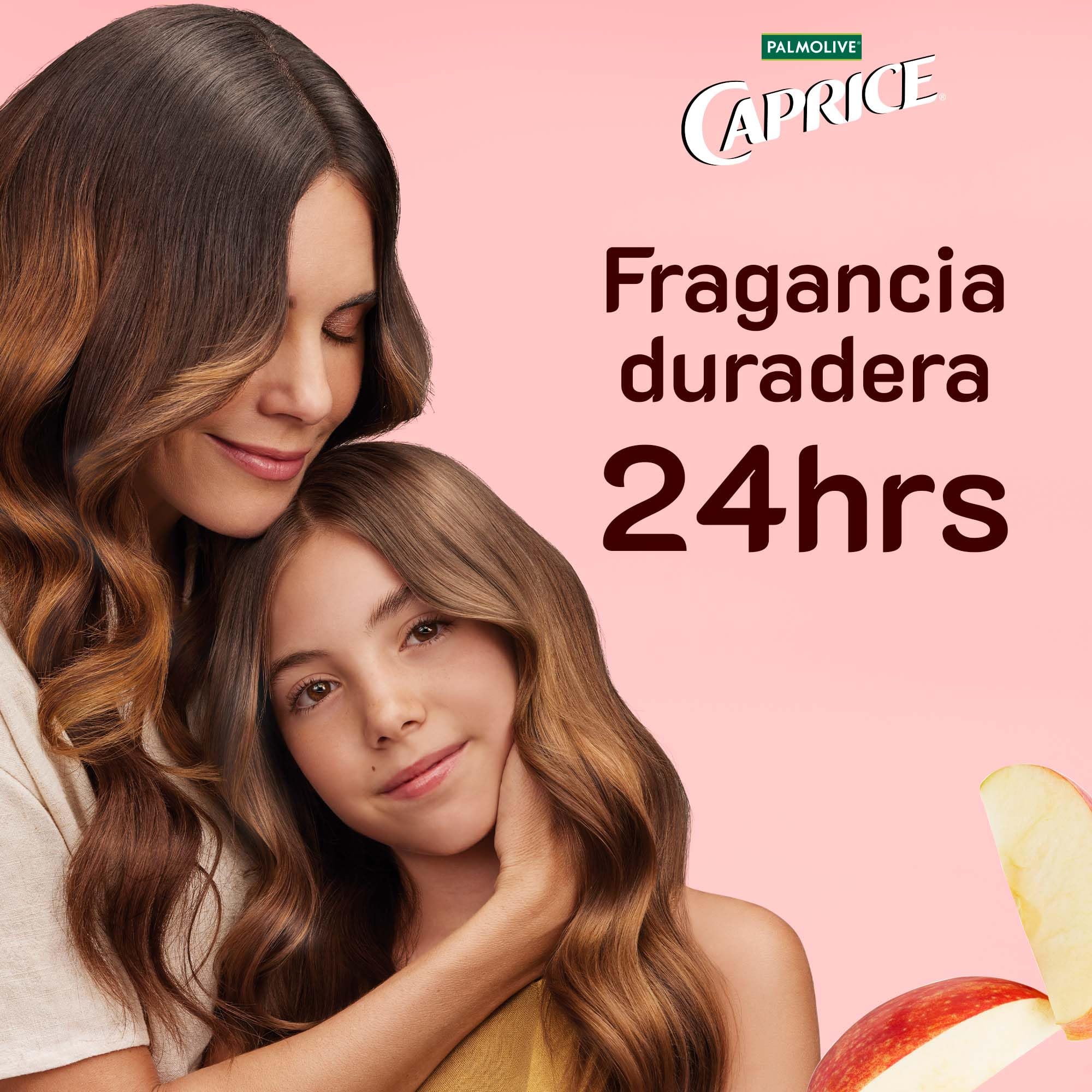 CAPRICE back label with ingredients for transparent ingredient benefit
