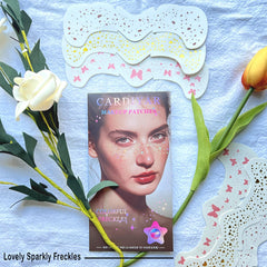 Cardiyar application on cheek demonstrating placement and instant glow benefit: easy glam
