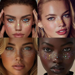 Cardiyar freckles on festival-goer creating standout party look