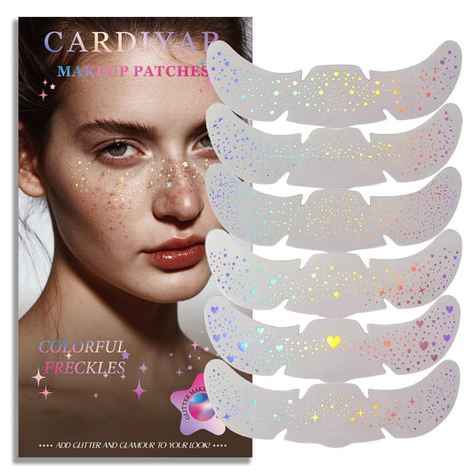 Cardiyar front packaging showing 24 glitter freckle patches and gift-ready presentation
