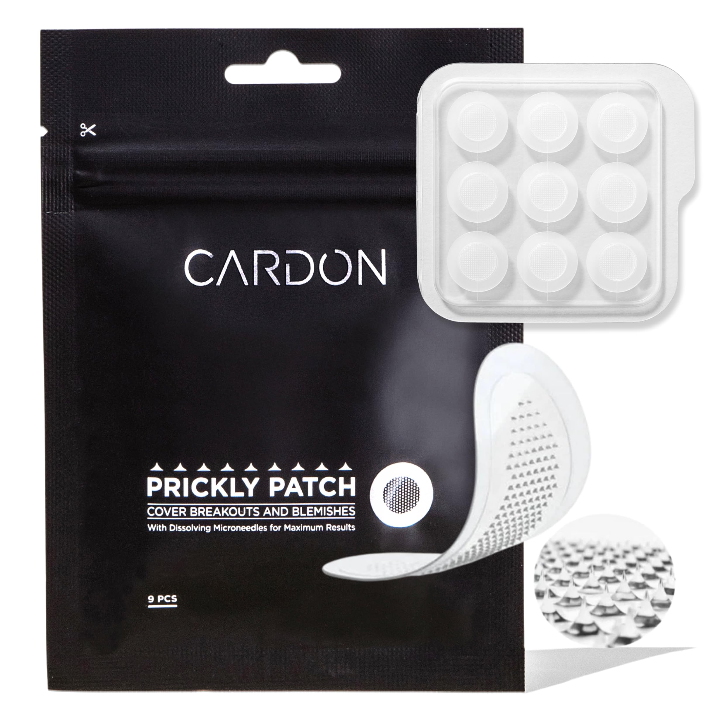 Cardon front packaging view showing product and benefits prominently