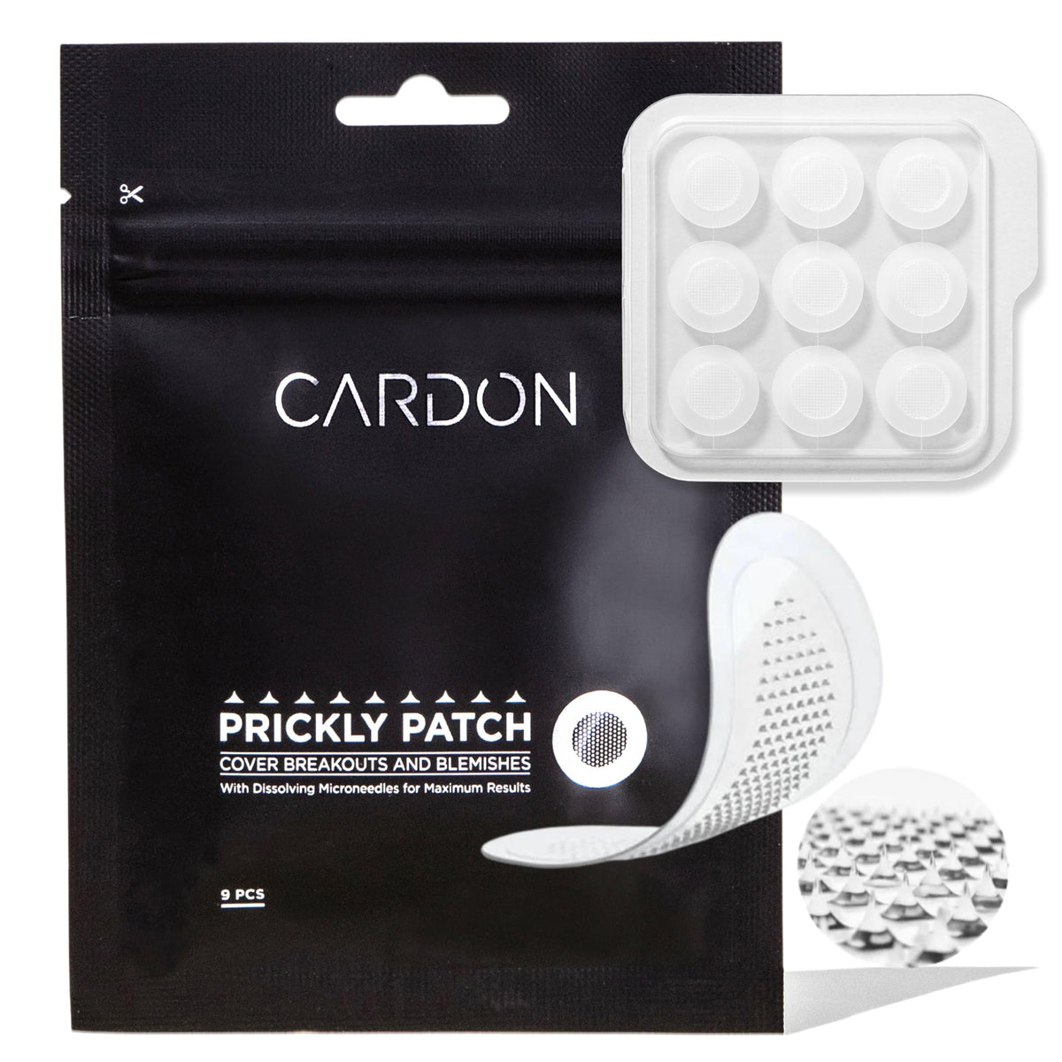Cardon front packaging view showing product and benefits prominently