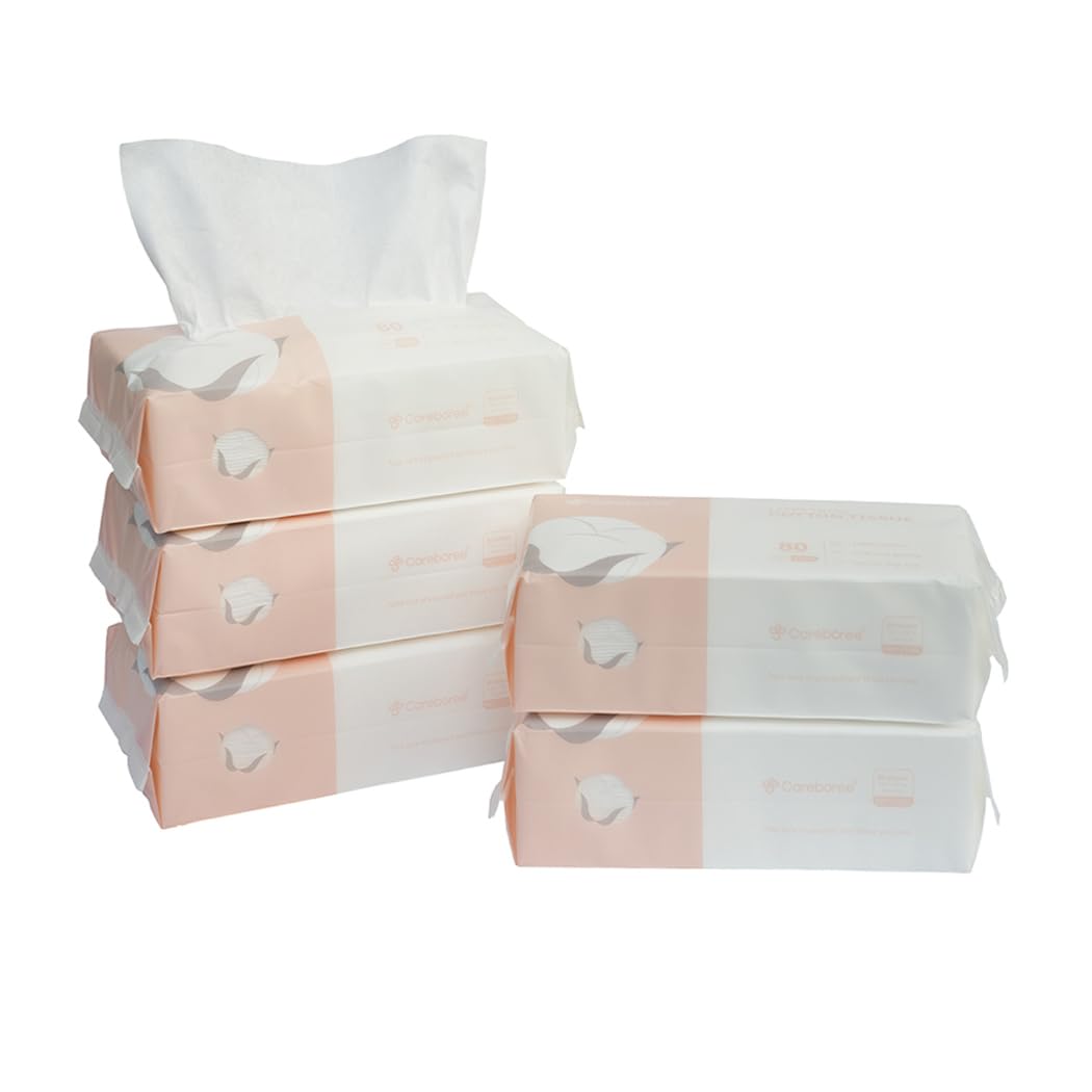 careboree front packaging showing five pop-up packs and brand benefit portable convenience