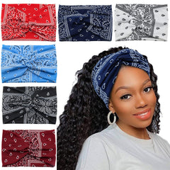 Carede front view of six-pack headbands showing colors and packaging, easy selection benefit