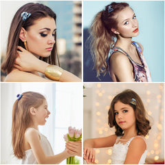 Carede used in a small updo showing decorative styling benefit
