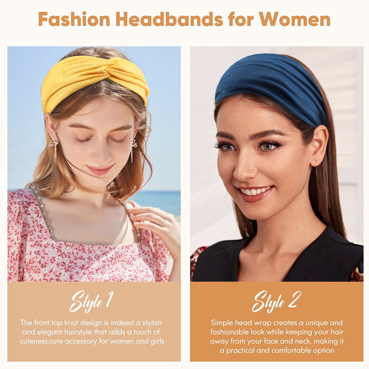 Carede headband worn during yoga showing sweat absorption and stability