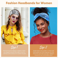 Six Carede headbands laid flat to show color variety and outfit-matching advantage
