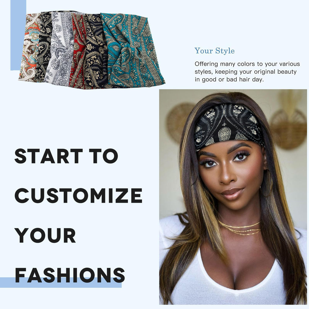 Carede headband on hand to show size and stretch for head fit
