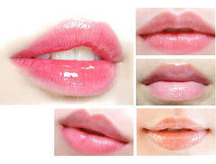 CARENEL open pot revealing creamy berry lip mask texture and easy scoop application benefit