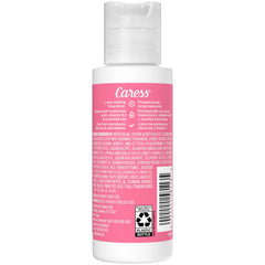 Caress three travel bottles grouped, convenient sizes for travel and gym