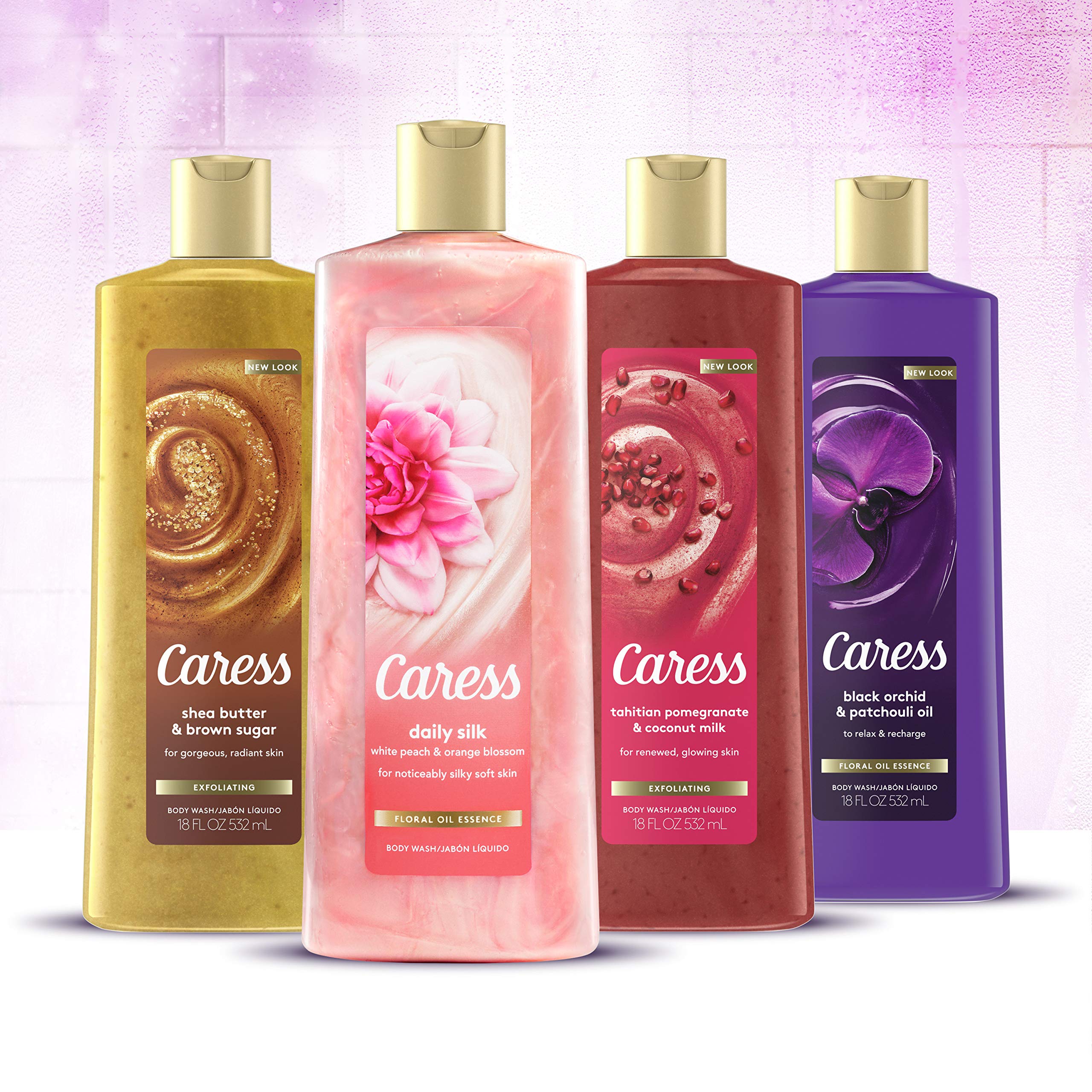 Caress pump in shower use dispensing foam for quick convenient cleansing