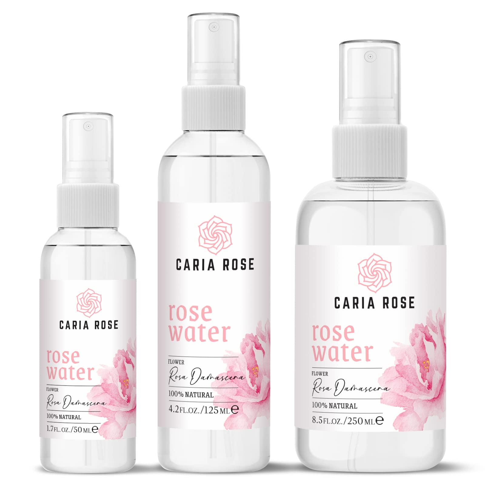 caria rose mist in use on face, quick refresh and non-greasy hydration