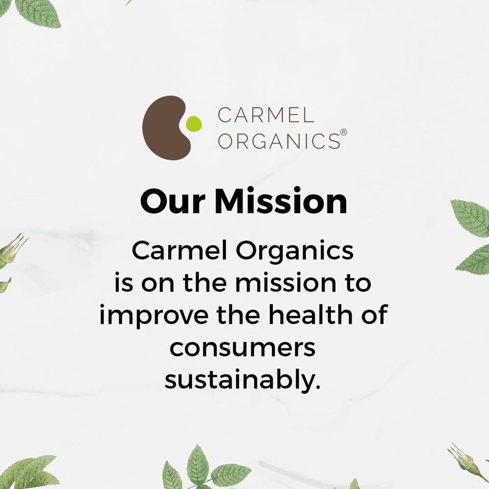 CARMEL ORGANICS hair before and after usage showing gentle cleansing benefit