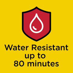 Carmex label showing SPF15 and water-resistant up to 80 minutes benefit