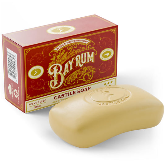 Carolina Castile front packaging showing bar and scent benefits