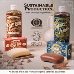 Carolina Castile soap resting on rack to show long lasting dryness