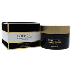 Carolina Herrera body cream applied on arm illustrating soft hydrated skin benefit
