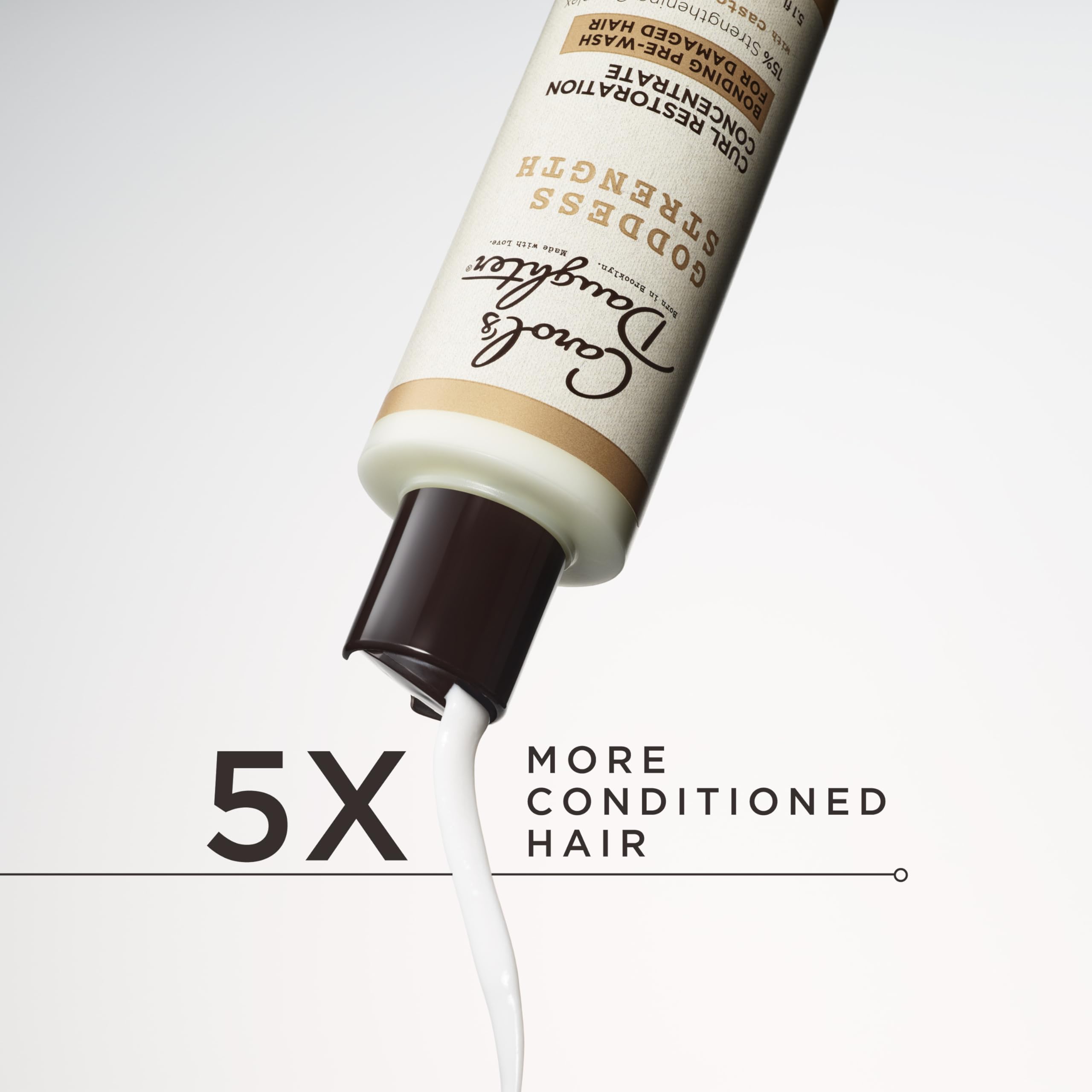 Carol's Daughter label detail emphasizing active ingredients and use