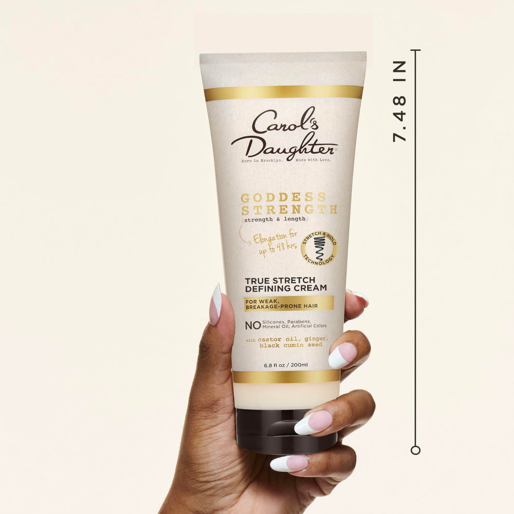 Carol's Daughter cream texture in open jar demonstrating rich moisturizing feel