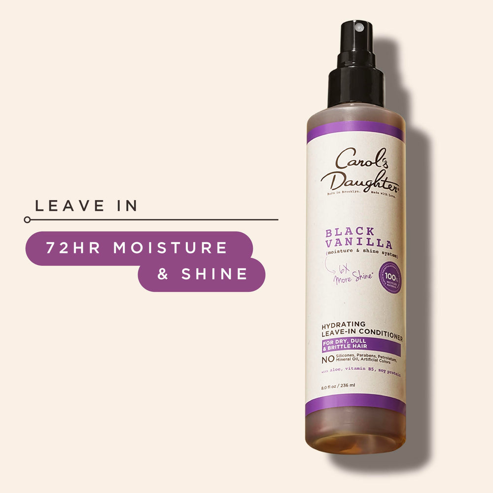 Carol's Daughter in-hair application showing detangling and styling made easier