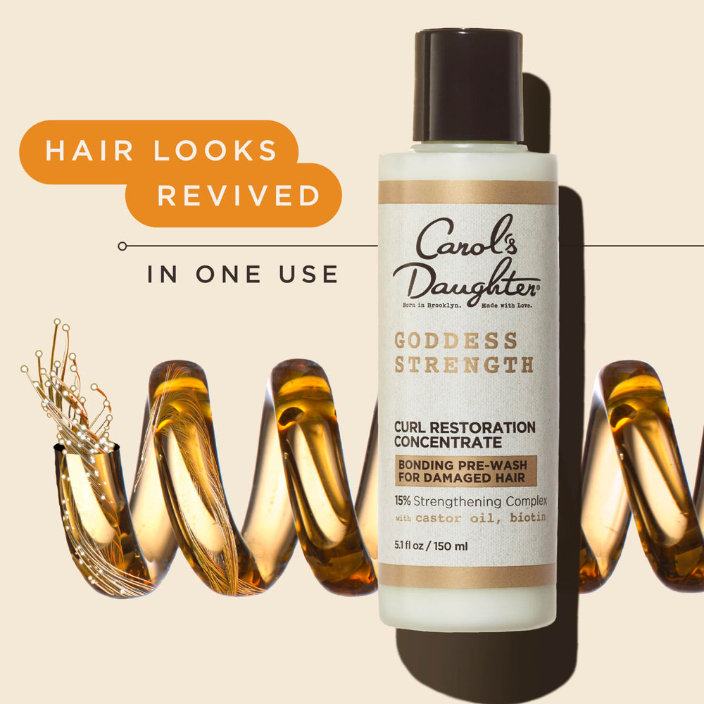 Carol's Daughter concentrate texture close-up highlighting restorative viscosity