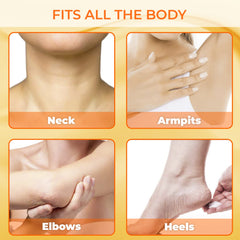 CAROTÏS application on underarm showing targeted brightening use