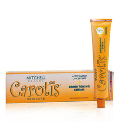 CAROTÏS cream texture close-up highlighting lightweight gel-cream absorption