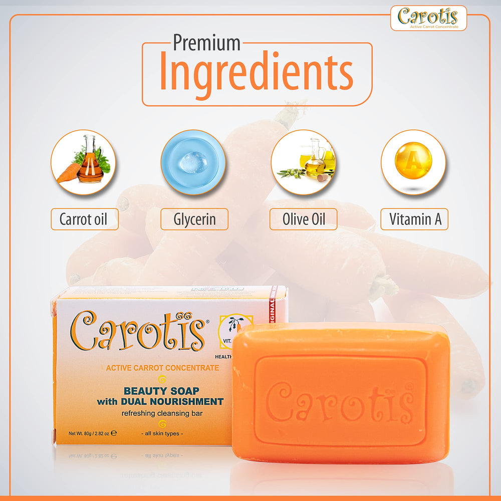 CAROTÏS soap bar top view highlighting smooth surface and edges