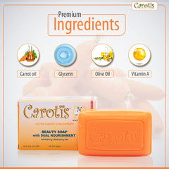 CAROTÏS soap bar top view highlighting smooth surface and edges