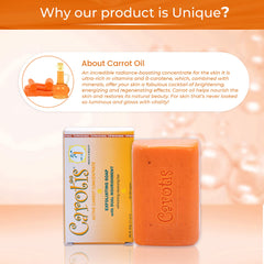 CAROTÏS wheat-germ and carrot oil ingredients highlighting nourishing benefits