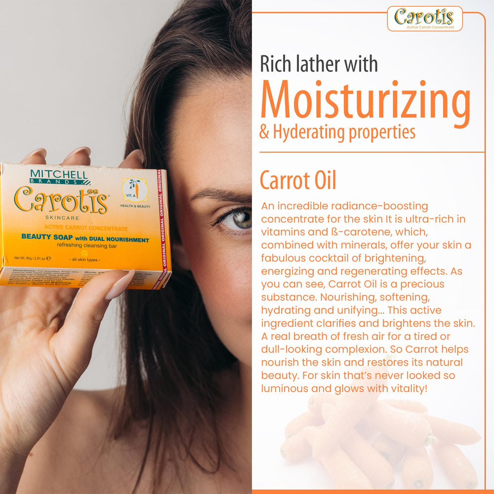 CAROTÏS soap on rack draining to show longevity and proper storage benefit