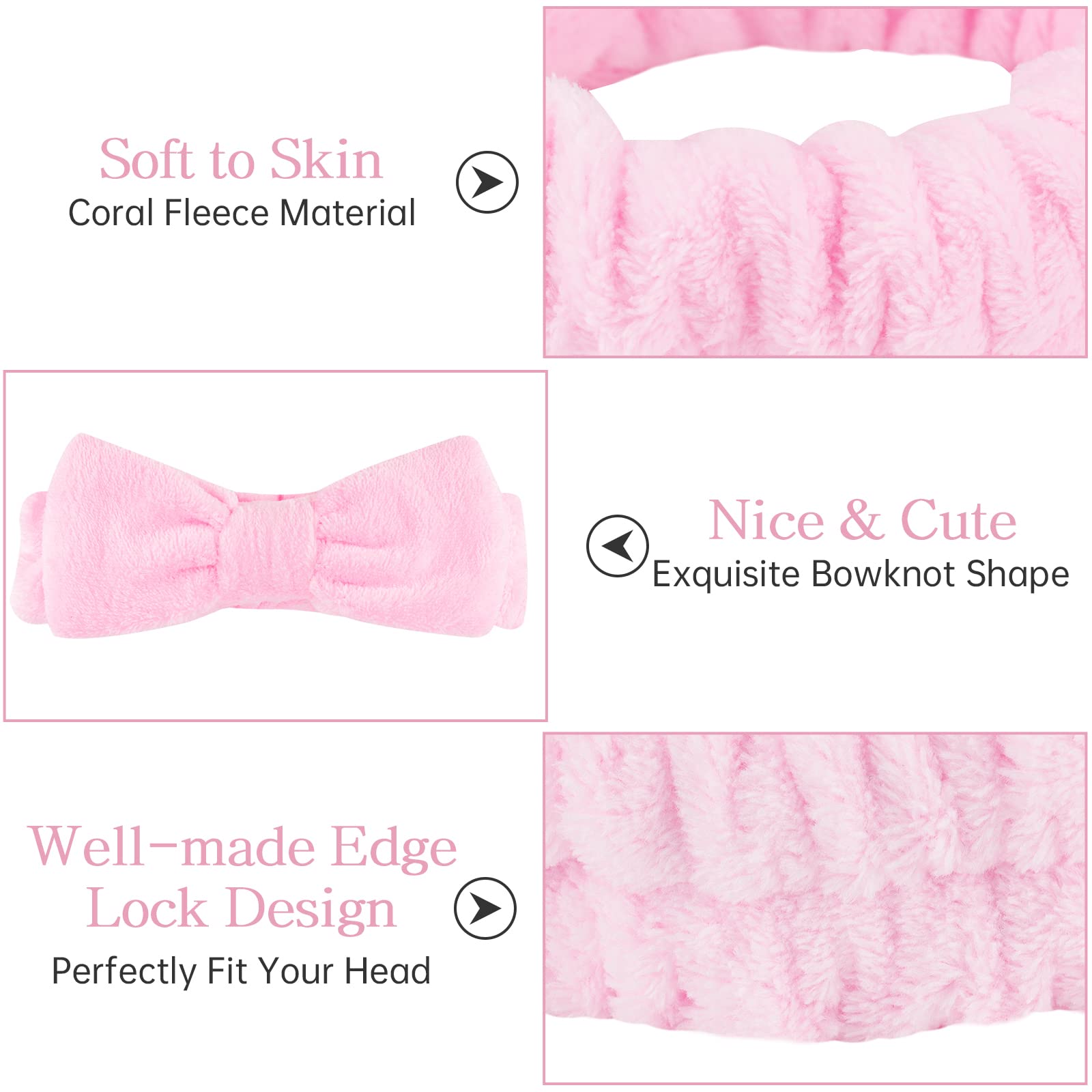 Casoty bow-knot detail view emphasizing cute look and secure fit