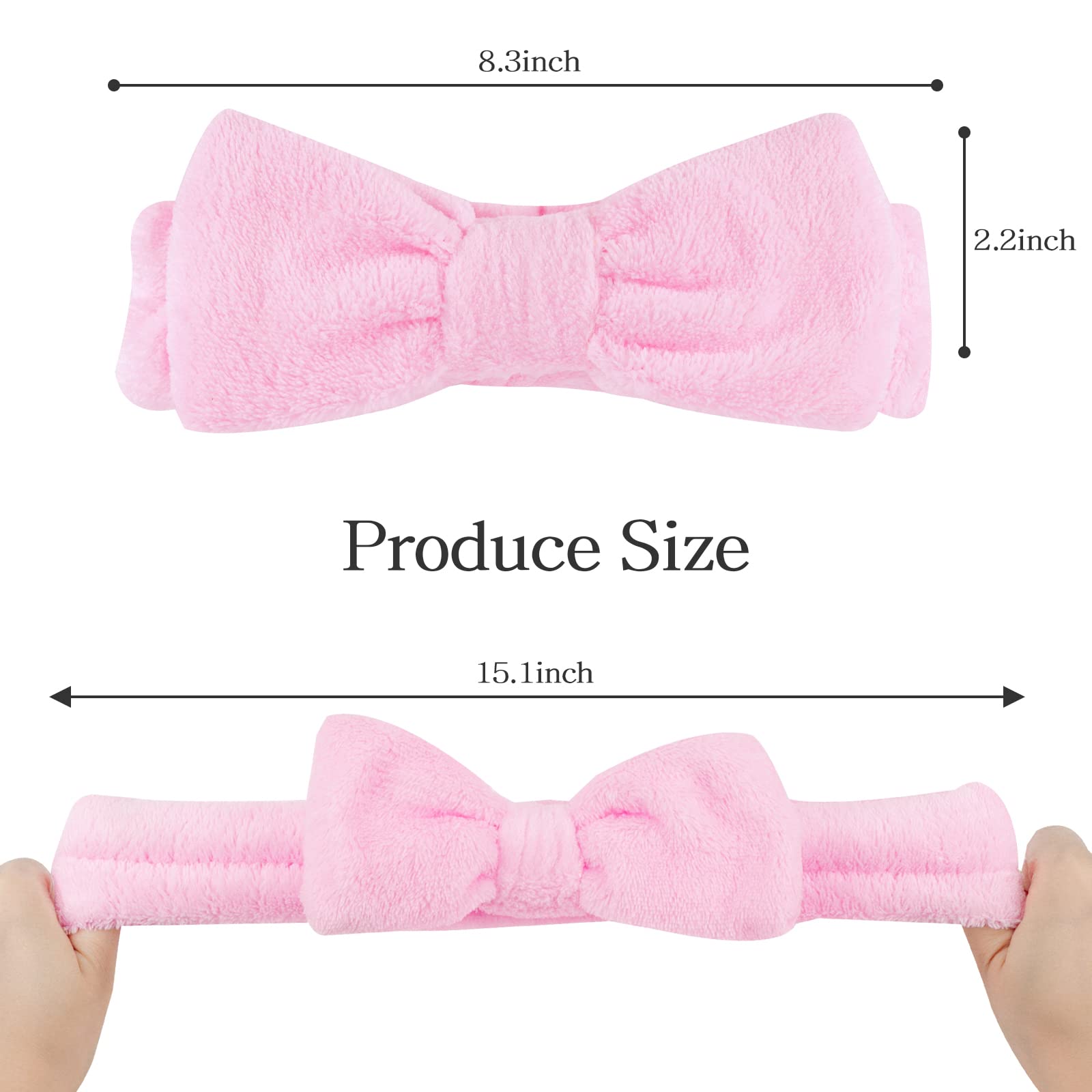 Casoty headband used during makeup application for cleaner routines