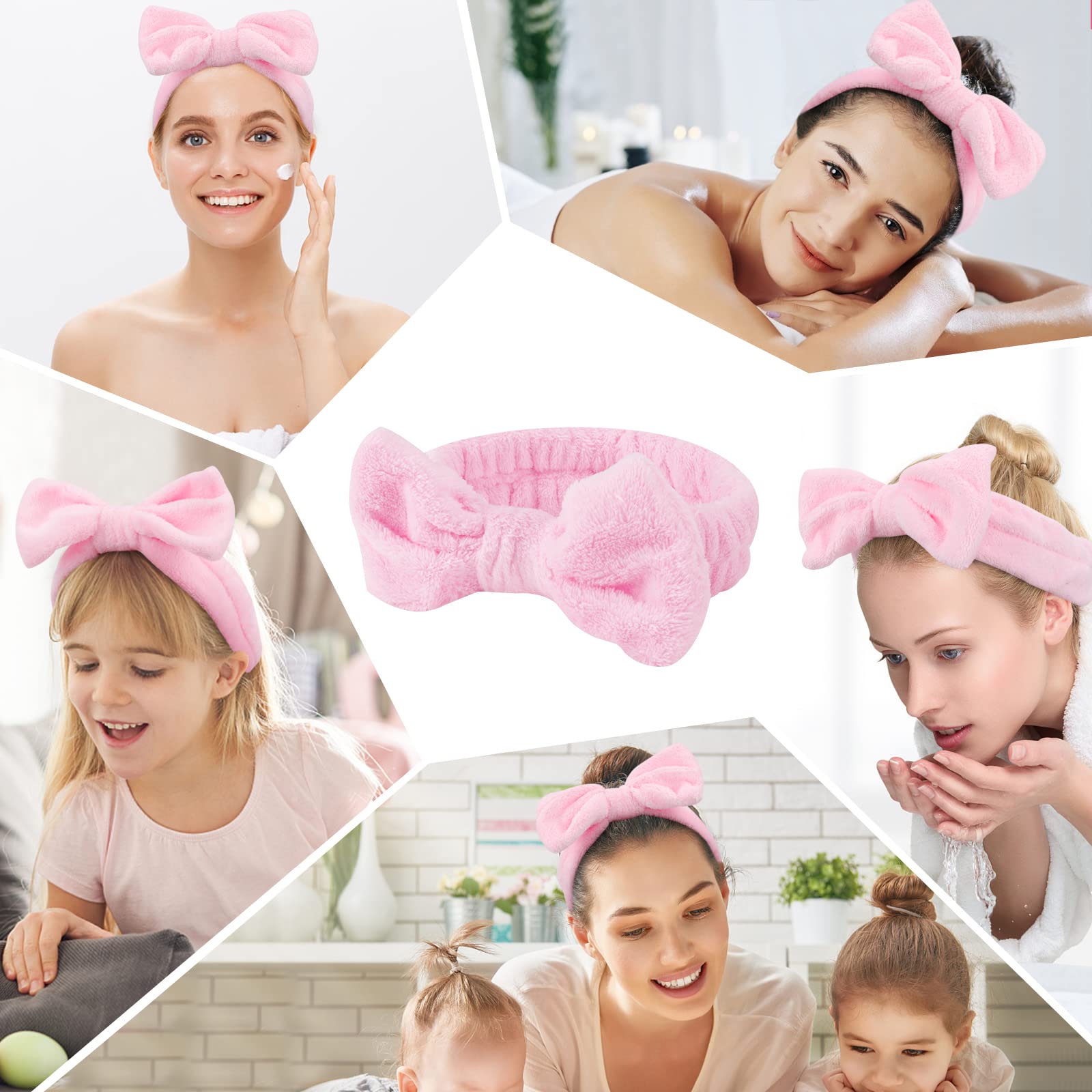 Casoty headband stretched to show elasticity and size adaptability