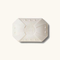 Caswell-Massey gardenia soap staged in bathroom for lifestyle appeal and everyday use