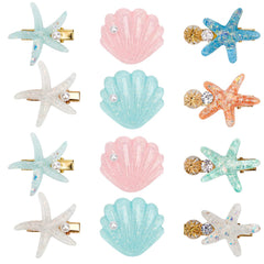Catcan front packaging showing 12-piece coastal clip set and styling variety