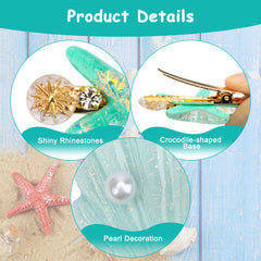 Catcan grouped starfish clips laid flat to show variety and matching options
