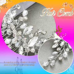 Catery comb placed in a chignon showing finished updo benefit: adds elegant sparkle
