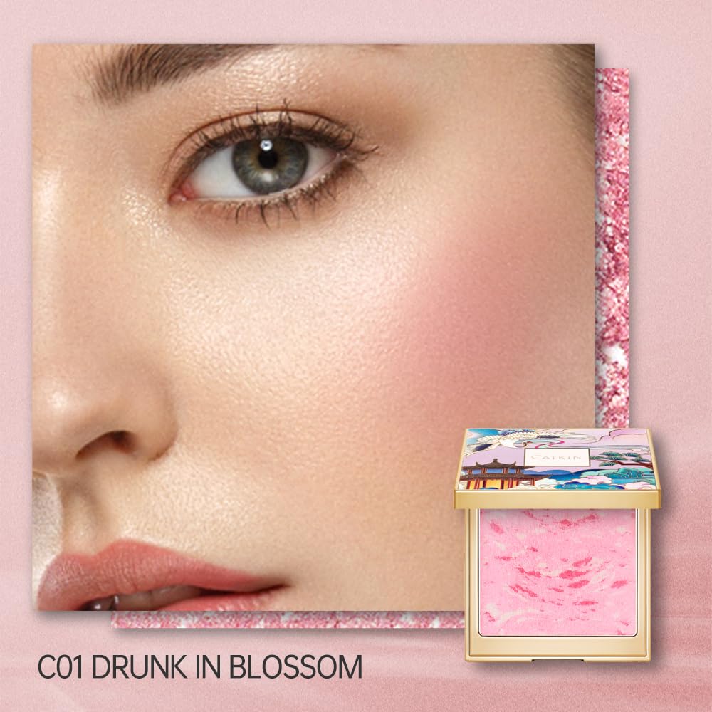 Catkin close-up of mosaic texture highlights blendability and smooth finish