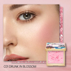 Catkin close-up of mosaic texture highlights blendability and smooth finish