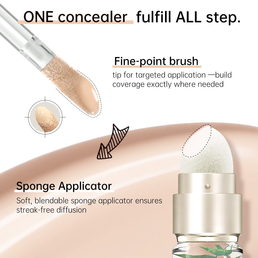 Catkin concealer texture swipe demonstrating creamy blendability benefit