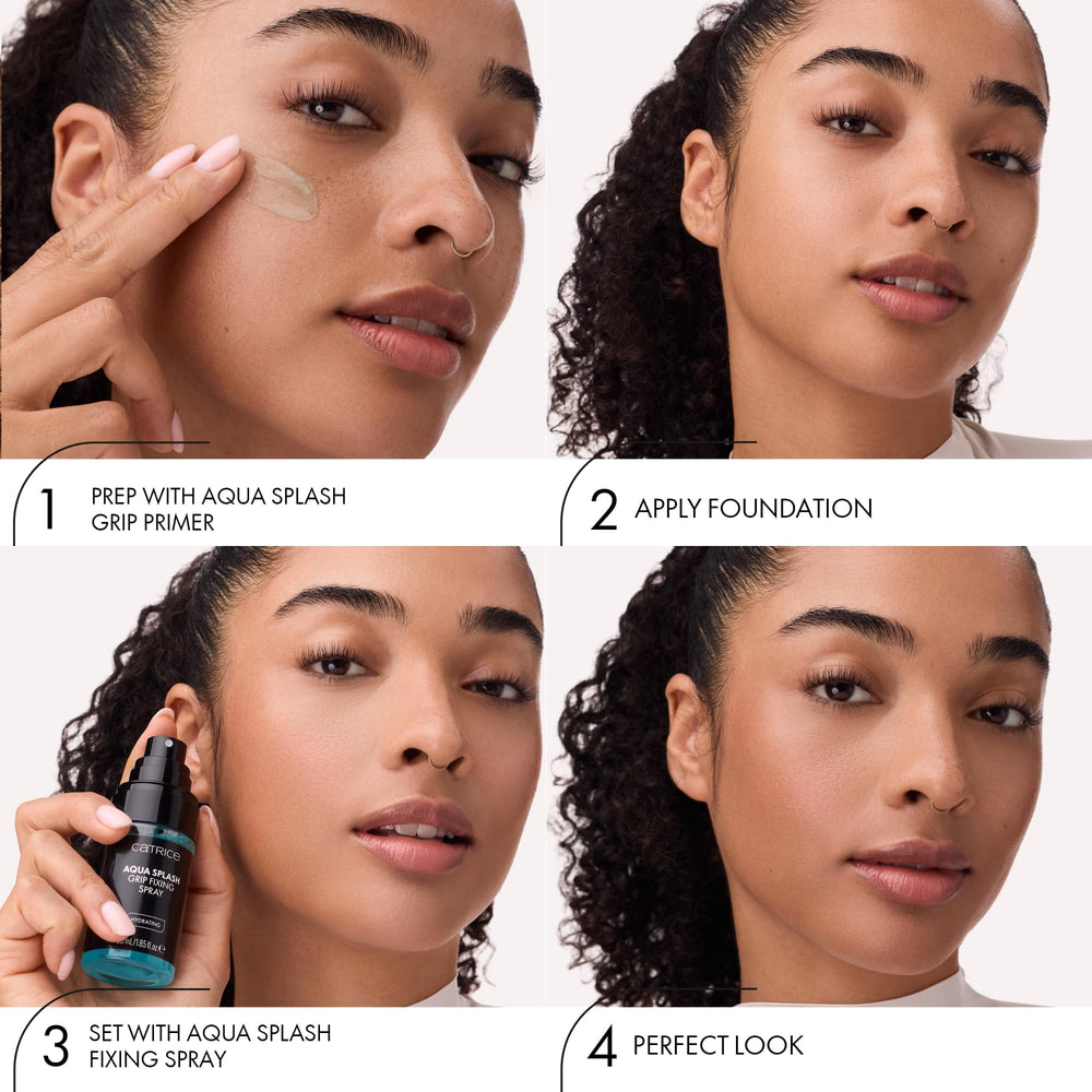 Catrice Cosmetics ingredient label view highlighting aloe vera and glycerin benefits