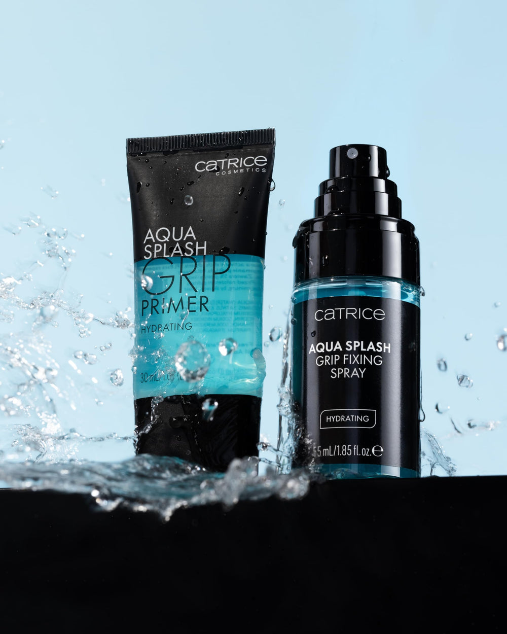 Catrice Cosmetics placed inside a makeup bag for travel-ready convenience and protection